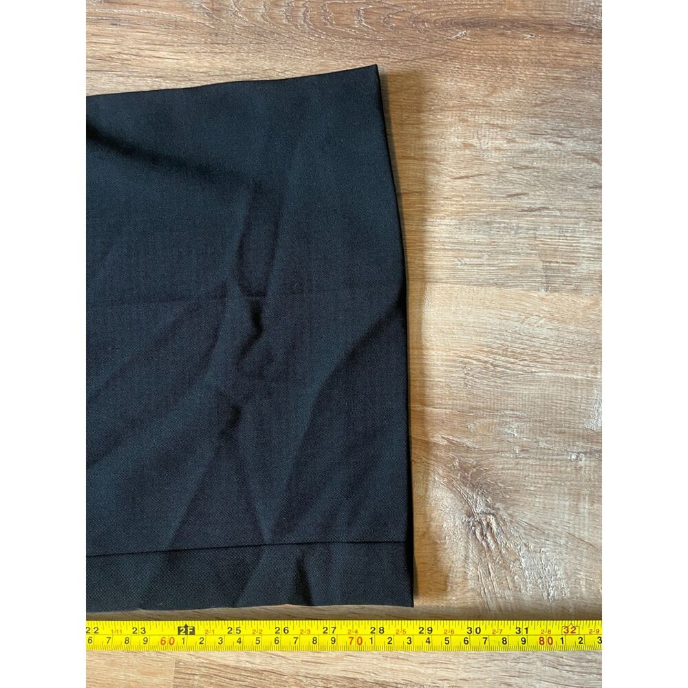 St. John Caviar Black Wide Leg Pants Trousers Women's Size 8 - Picture 8 of 9
